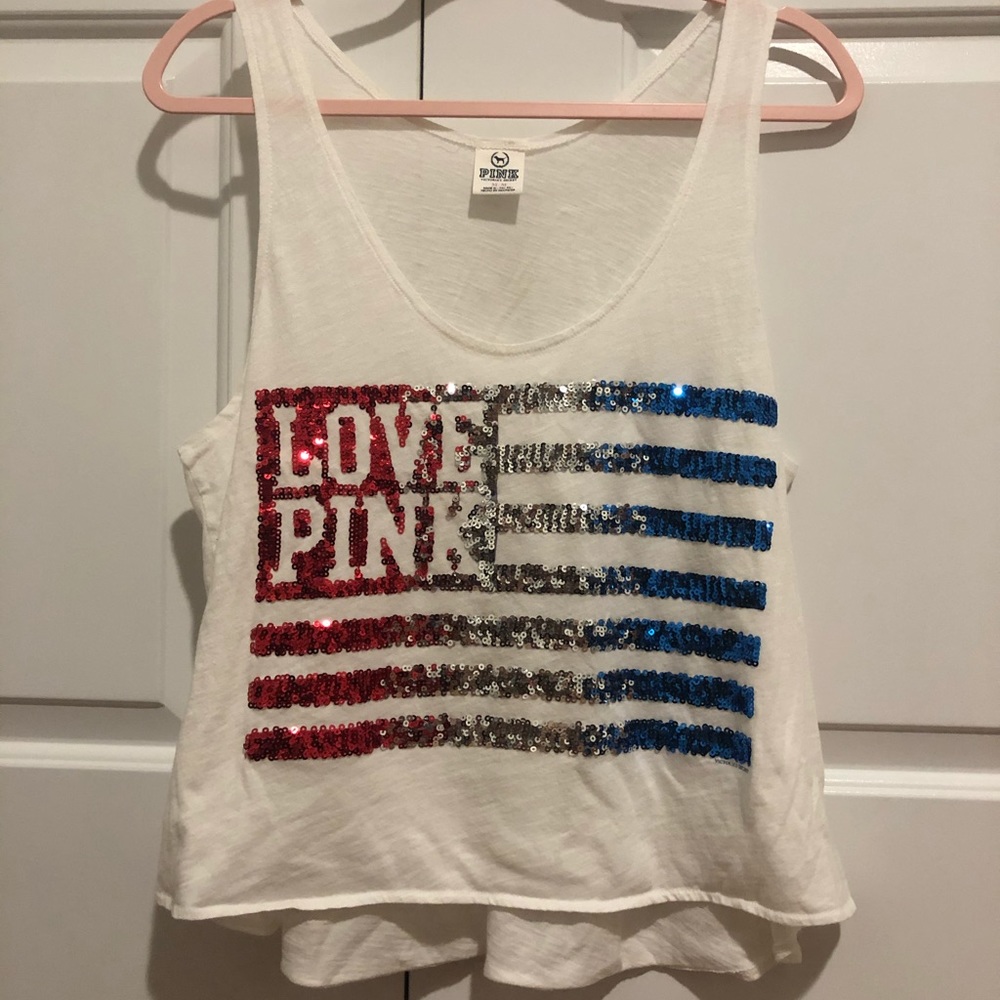 VS PINK USA Tank - Medium